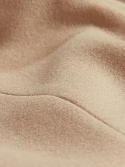 Marron - Manteau Ted Baker Rose mi-long en laine à ceinture