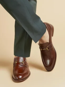 Marron - Mocassins Jones Bootmaker Reece en cuir