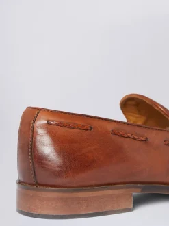 Marron - Mocassins MOSS Highgate à glands