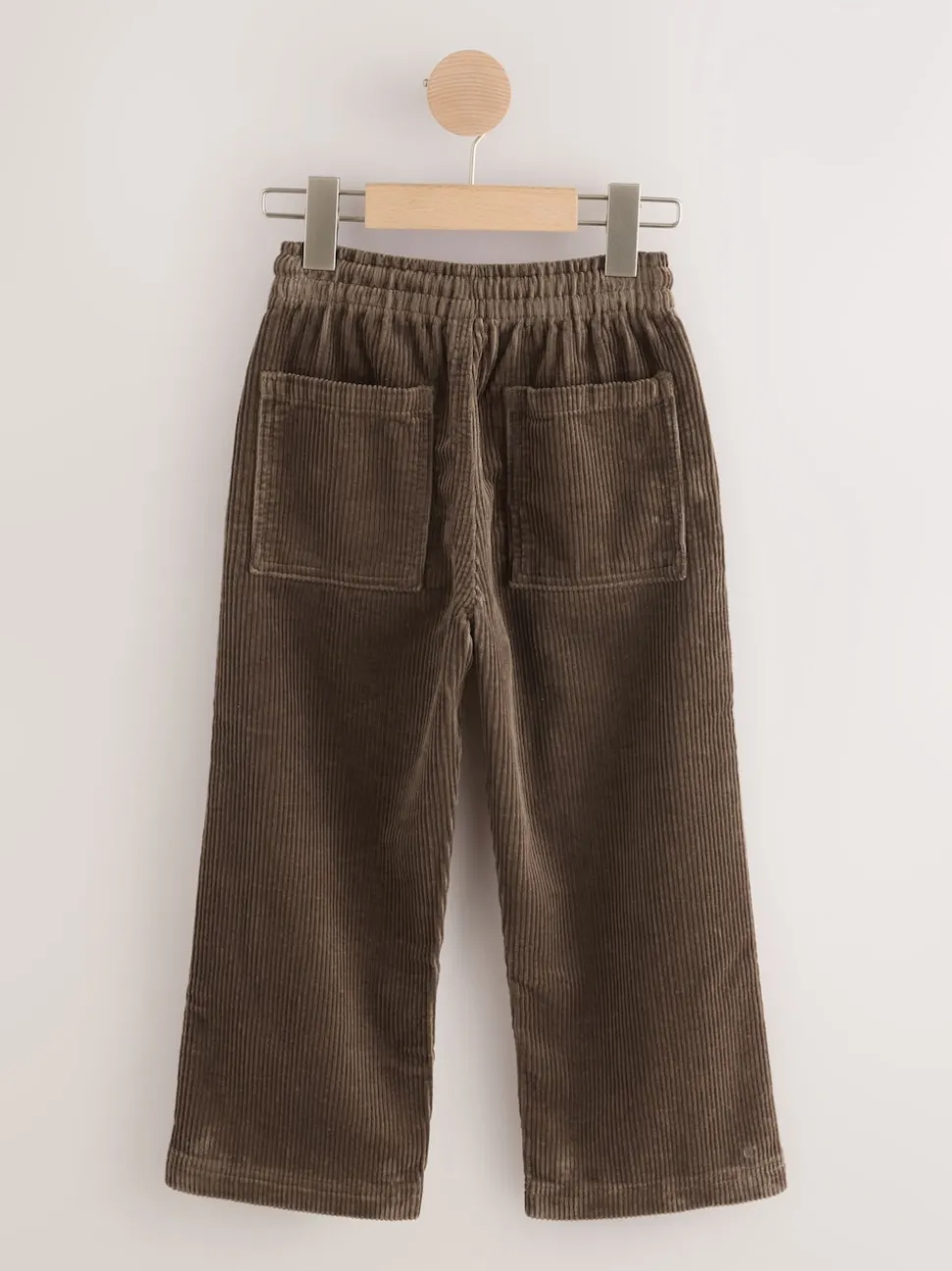 Marron - Pantalon à enfiler en velours côtelé (3-16ans)