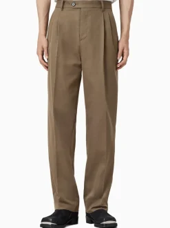 Marron - Pantalon droit AllSaints Tallis