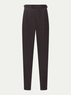 Marron - Pantalon Peckham Rye Smart taille haute