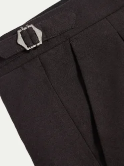 Marron - Pantalon Peckham Rye Smart taille haute