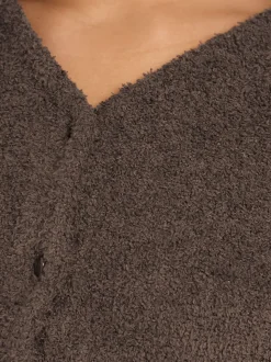 Marron - PixieGirl Petite haut de Pyjamas en chenille