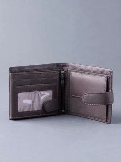 Marron - Portefeuille Lakeland Burneside en cuir