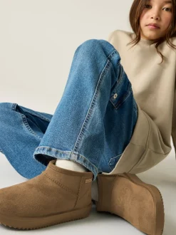 Marron - Regatta bottes imperméables doublées douillettes Risley Junior