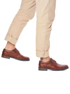 Marron - Rieker Chaussures à lacets pour hommes