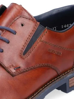 Marron - Rieker Chaussures à lacets pour hommes