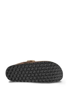 Marron - Sabots Totes en daim