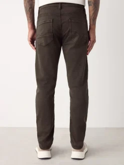 Marron - Slim Fit (Slim Fit) - Jeans stretch de confort