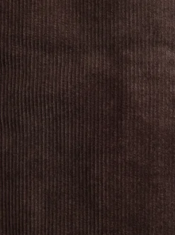 Marron - Veste de costume décontractée en velours côtelé