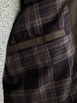 Marron - Veste motard Signature en cuir à quatre poches