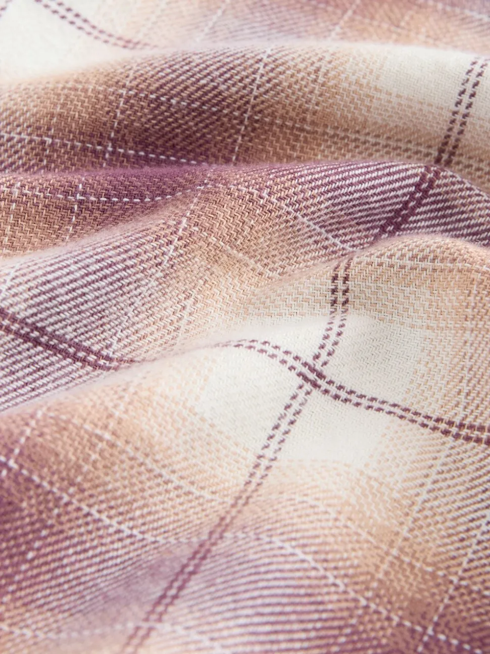 Marron - Vérifiez chemise à manches longues