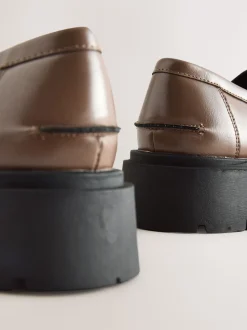 Marron café - Mocassins à glands à plateforme épaisse Forever Comfort