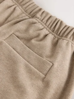 Marron café - Pantalons coupe ballon à finition brossée douce