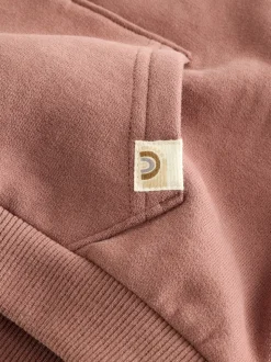 Marron café - Sweat-shirt à col zippé (3mois-7ans)