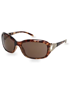Marron écaille de tortue - Lunettes de soleil mode Ted Baker