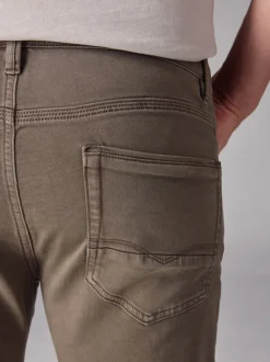 Marron champignon - Slim Fit (Slim Fit) - Jeans stretch de confort