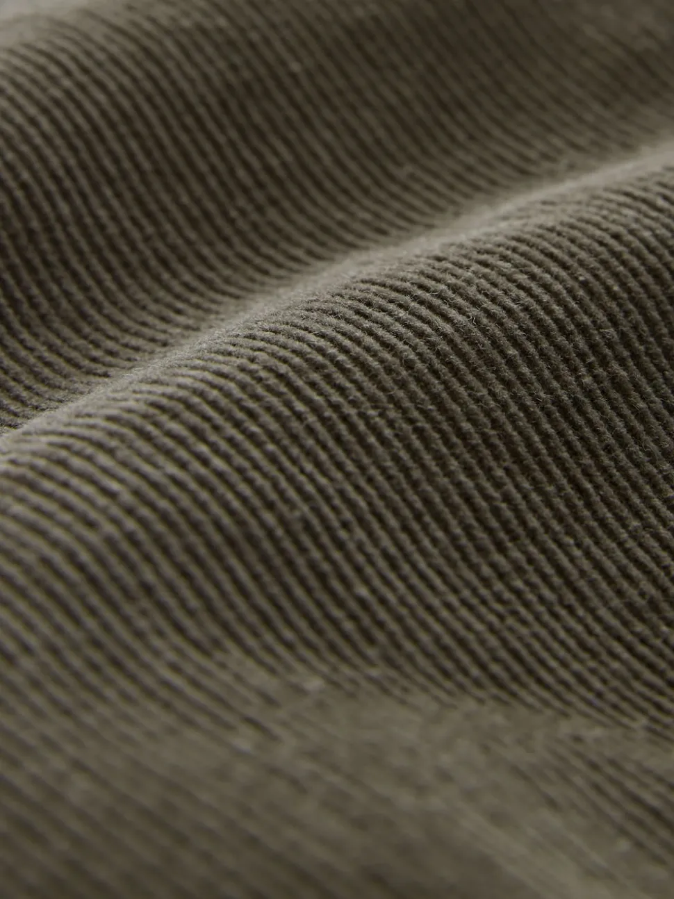 Marron champignon - Veste doublée en velours côtelé et en peau de mouton