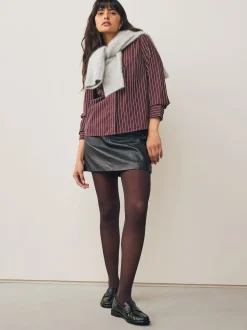 Marron chocolat - 40 paire de collants 1 deniers