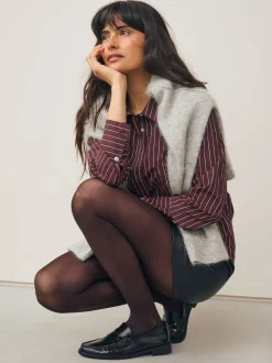 Marron chocolat - 40 paire de collants 1 deniers