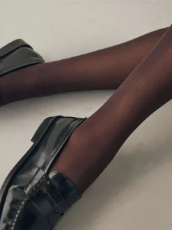 Marron chocolat - 40 paire de collants 1 deniers