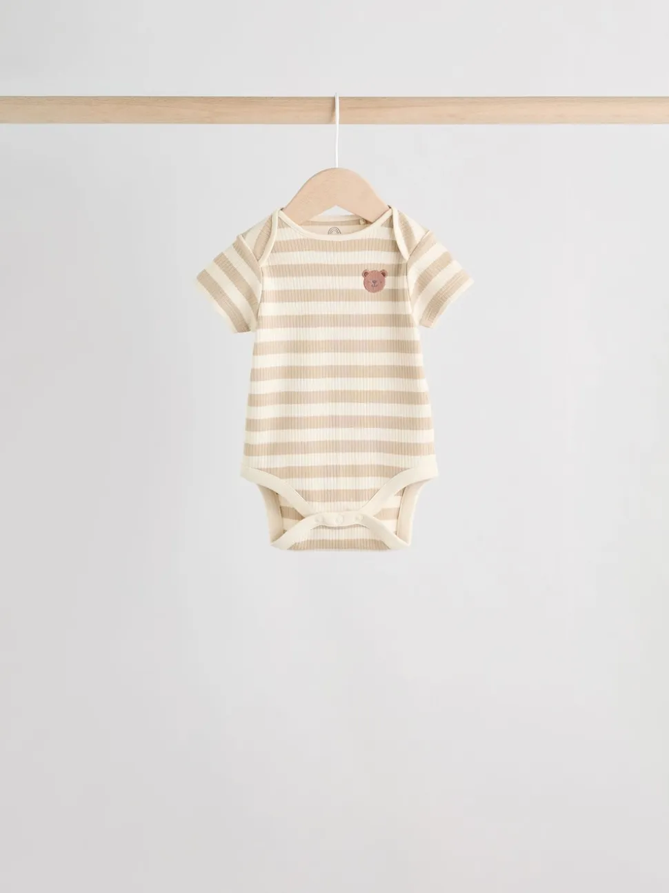 Marron chocolat - Bébé Manches courtes Bodysuits 5 Pack