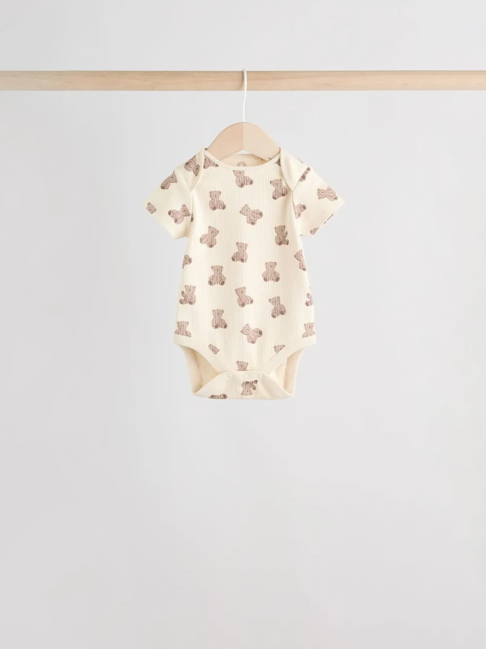 Marron chocolat - Bébé Manches courtes Bodysuits 5 Pack