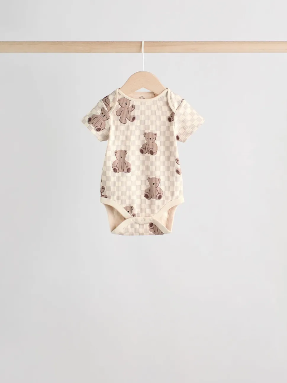 Marron chocolat - Bébé Manches courtes Bodysuits 5 Pack