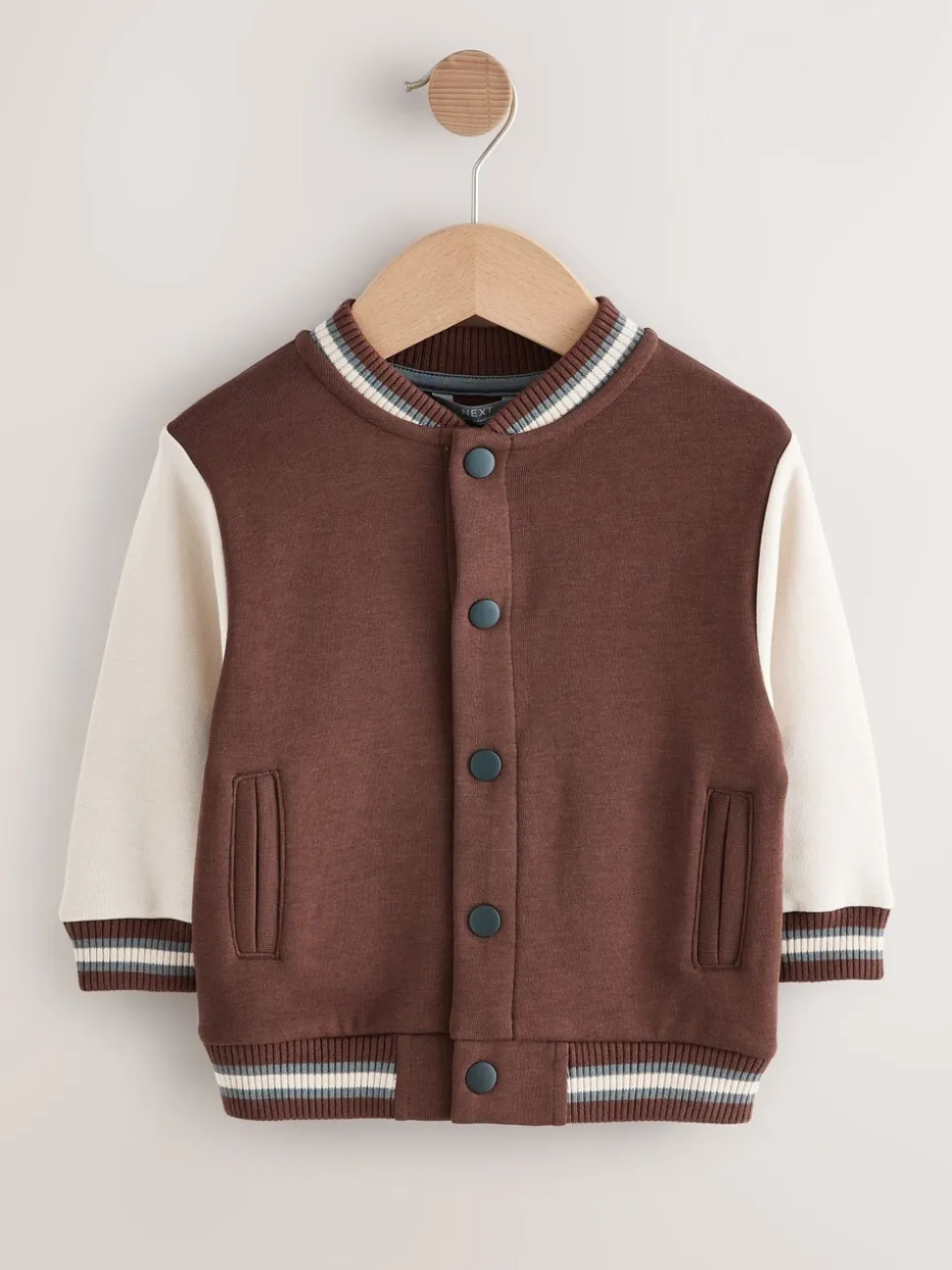 Marron chocolat - Blouson bomber en jersey (3mois-7ans)