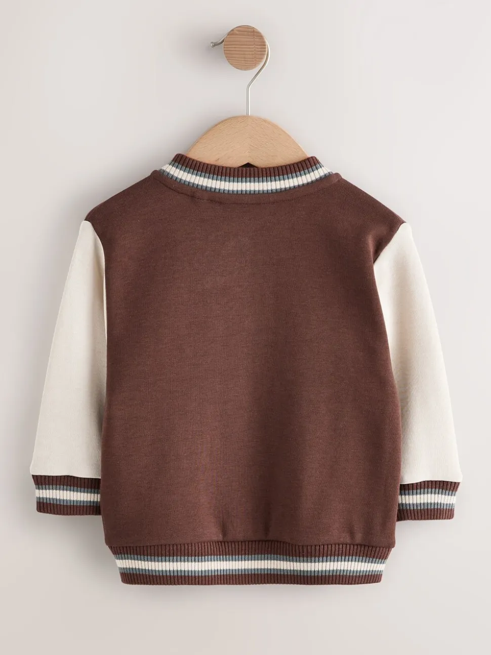 Marron chocolat - Blouson bomber en jersey (3mois-7ans)