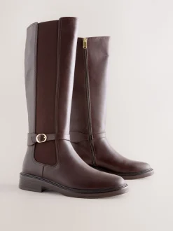 Marron chocolat - Bottes d’équitation Forever Comfort® à boucle