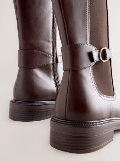 Marron chocolat - Bottes d’équitation Forever Comfort® à boucle