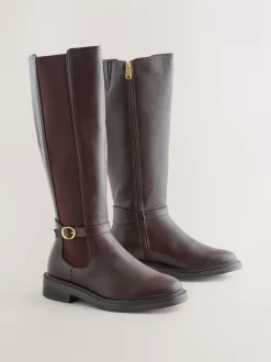 Marron chocolat - Bottes d’équitation Forever Comfort® à boucle