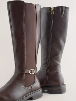 Marron chocolat - Bottes d’équitation Forever Comfort® à boucle