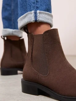 Marron chocolat - Bottines Friends Like These Comfort Chelsea