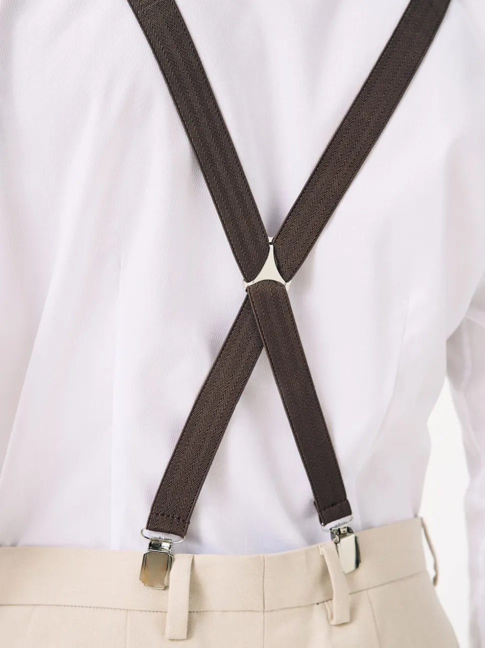 Marron chocolat - Bretelles fines