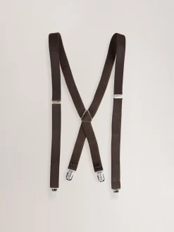 Marron chocolat - Bretelles fines