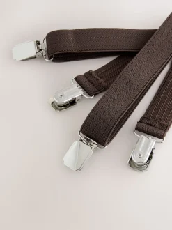 Marron chocolat - Bretelles fines