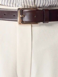 Marron chocolat - Ceinture N. Premium Made In Italie en Cuir