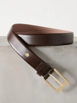 Marron chocolat - Ceinture N. Premium Made In Italie en Cuir