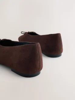 Marron chocolat - Chaussures plates Forever Comfort® en daim à taille haute