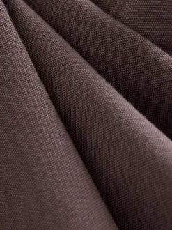 Marron chocolat - Chemise Oxford teintée en pièce à manches longues