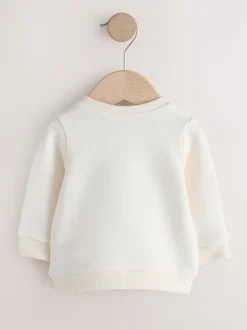 Marron chocolat - Ensemble sweat-shirt de grossesse court