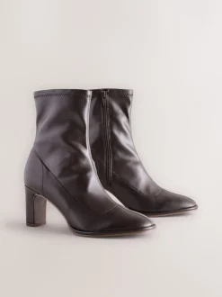 Marron chocolat - Forever Comfort® Bottes/Bottines chaussettes à bout rond