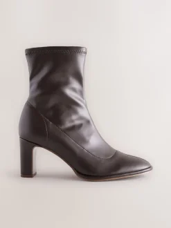 Marron chocolat - Forever Comfort® Bottes/Bottines chaussettes à bout rond