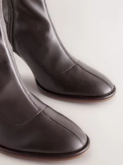 Marron chocolat - Forever Comfort® Bottes/Bottines chaussettes à bout rond