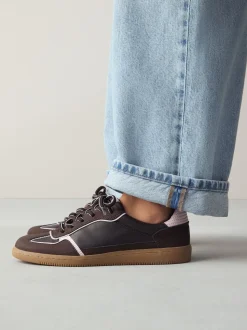 Marron chocolat - Formateurs lacets