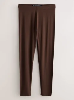 Marron chocolat - Leggings pleine longueur