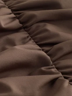 Marron chocolat - Maillot de bain bandeau gainant